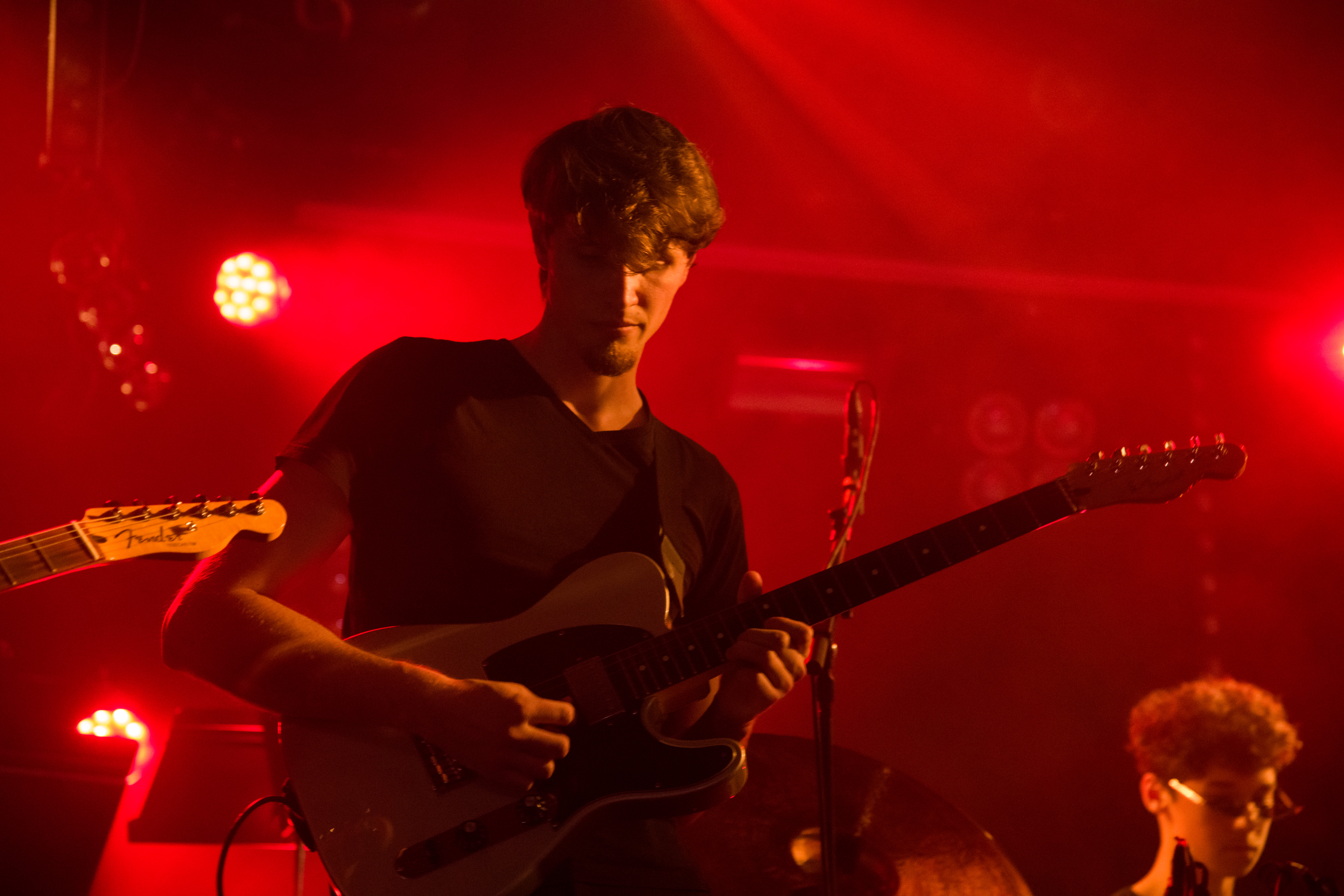 Guitarist on stage